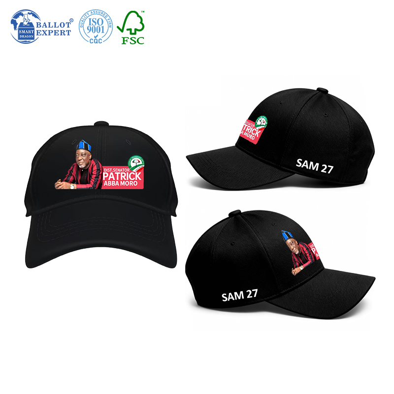 Dual-Display Campaign Baseball Cap 2