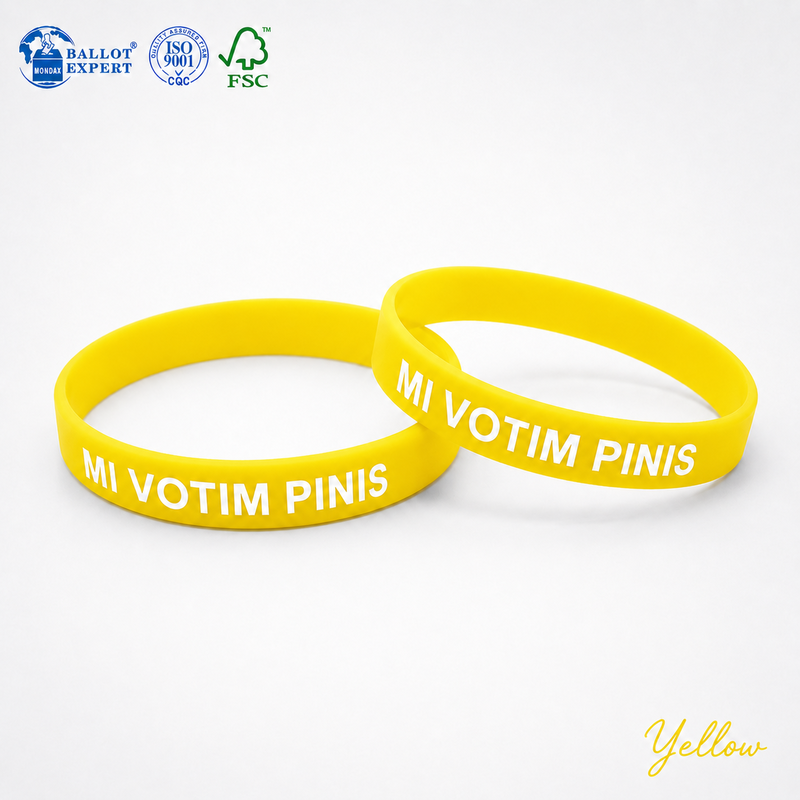 Campaign Wristband with Wraparound Message 4